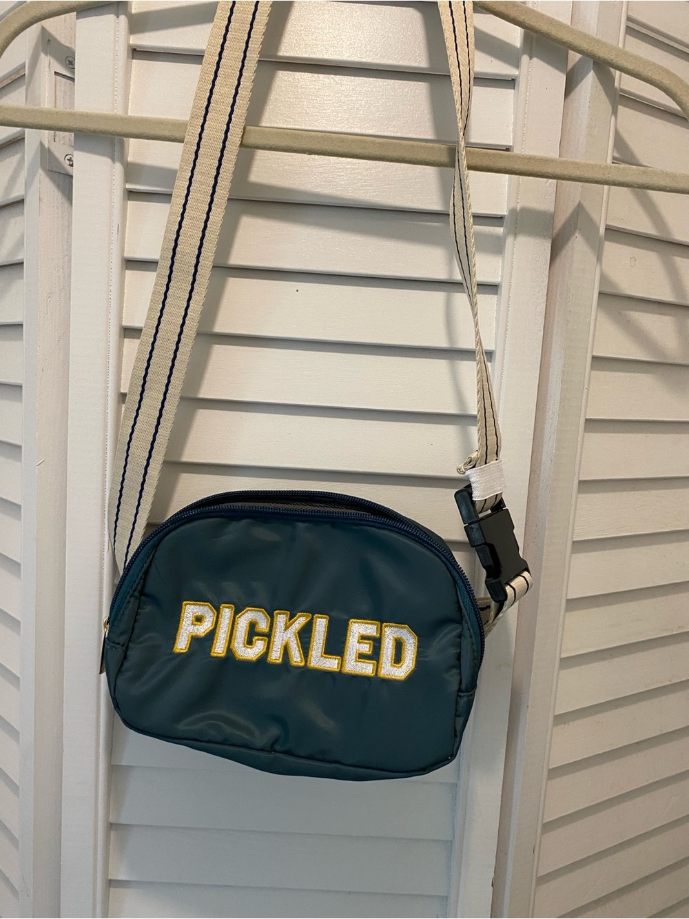 Prince Pickleball “Pickled Belt Waist/Fanny Bag” Size 8” Dark Green/White NWOT